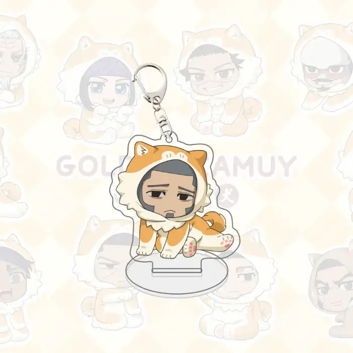 Golden Kamuy 2-in-1 Acrylic Stand Keychain, Sugimoto Asirpa Ogata Cute Chibi Akita Dog Custom Charm Phone Personalized, Keychain, Mô Hình Đứng Standee Anime, In 2 Mặt, Cao 6cm, Trang Trí Decor Bàn Học, Balo 4 Golden Kamuy 2-in-1 Acrylic Stand Keychain, Sugimoto Asirpa Ogata Cute Chibi Akita Dog Custom Charm Phone Personalized, Keychain, Mô Hình Đứng Standee Anime, In 2 Mặt, Cao 6cm, Trang Trí Decor Bàn Học, Balo - Ảnh 4
