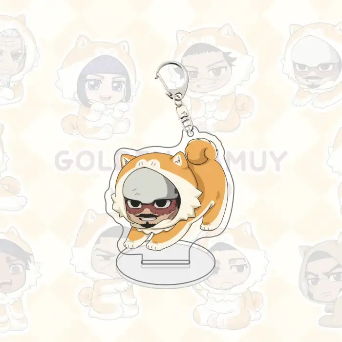Golden Kamuy 2-in-1 Acrylic Stand Keychain, Sugimoto Asirpa Ogata Cute Chibi Akita Dog Custom Charm Phone Personalized, Keychain, Mô Hình Đứng Standee Anime, In 2 Mặt, Cao 6cm, Trang Trí Decor Bàn Học, Balo 9 Golden Kamuy 2-in-1 Acrylic Stand Keychain, Sugimoto Asirpa Ogata Cute Chibi Akita Dog Custom Charm Phone Personalized, Keychain, Mô Hình Đứng Standee Anime, In 2 Mặt, Cao 6cm, Trang Trí Decor Bàn Học, Balo - Ảnh 9