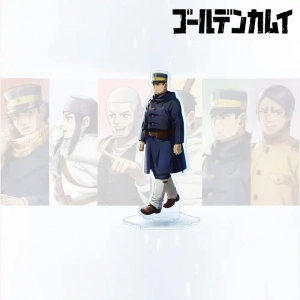 Golden Kamuy Acrylic Standee - Walking Ver. Sugimoto Asirpa Ogata Shiraishi Figure - Custom Charm Phone Personalized, Keychain, Mô Hình Đứng Standee Anime, In 2 Mặt, Cao 6cm, Trang Trí Decor Bàn Học, Balo
