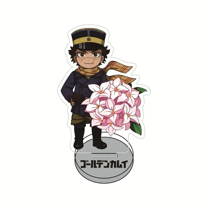 Golden Kamuy Flower Q-style Themed Acrylic Stand Figures Keychain Anime Collectible Standee, Custom Charm Phone Personalized, Keychain, Mô Hình Đứng Standee Anime, In 2 Mặt, Cao 6cm, Trang Trí Decor Bàn Học, Balo 2 Golden Kamuy Flower Q-style Themed Acrylic Stand Figures Keychain Anime Collectible Standee, Custom Charm Phone Personalized, Keychain, Mô Hình Đứng Standee Anime, In 2 Mặt, Cao 6cm, Trang Trí Decor Bàn Học, Balo - Ảnh 2