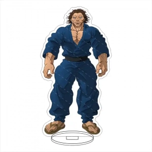 Grappler Baki Baki Hanma Acrylic Figure Display Pendant Cartoon Stand Model Plate Keychain Custom Charm Phone Personalized, Keychain, Mô Hình Đứng Standee Anime, In 2 Mặt, Cao 6cm, Trang Trí Decor Bàn Học, Balo