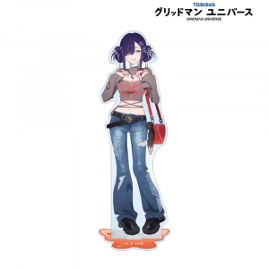 Gridman Universe Rikka Takarada 1 Acrylic Stand Keychain Figure Desk Display Ornament Custom Charm Phone Personalized, Keychain, Mô Hình Đứng Standee Anime,  In 2 Mặt, Cao 6cm, Trang Trí Decor Bàn Học, Balo