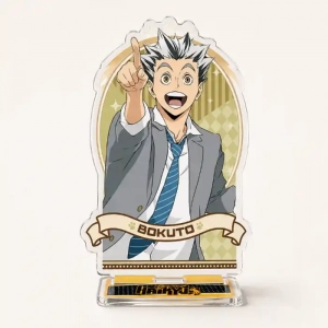 Haikyuu Anime Acrylic Stand Volleyball Character Figure Display Decor Gift For Manga Fans Custom Charm Phone Personalized, Keychain, Mô Hình Đứng Standee Anime, In 2 Mặt, Cao 6cm, Trang Trí Decor Bàn Học, Balo