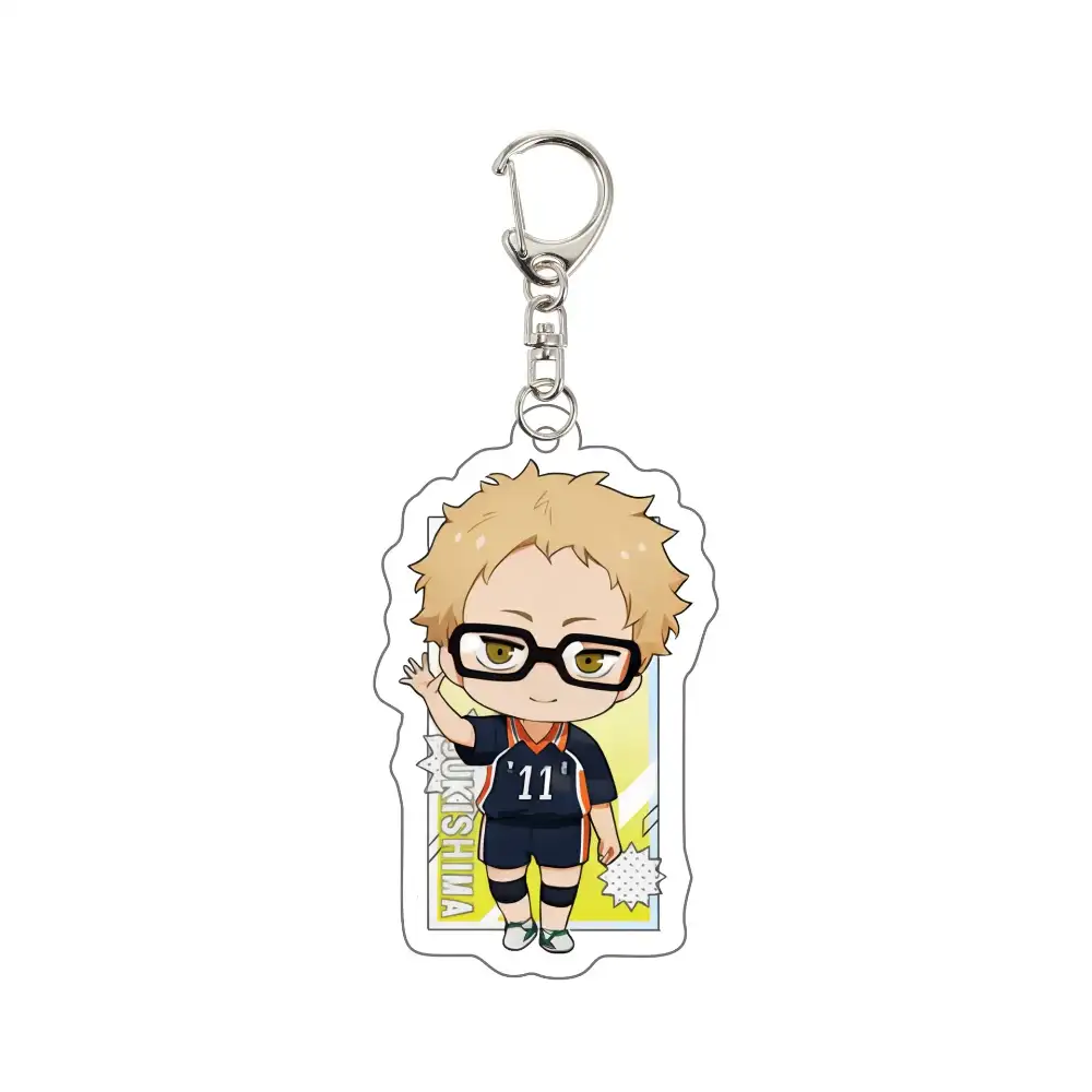 Haikyuu!!anime Hinata Shoyo Volleyball Player Stand Acrylic Keychain Sport Key Ring Character Custom Charm Phone Personalized, Keychain, Mô Hình Đứng Standee Anime, In 2 Mặt, Cao 6cm, Trang Trí Decor Bàn Học, Balo 2 Haikyuu!!anime Hinata Shoyo Volleyball Player Stand Acrylic Keychain Sport Key Ring Character Custom Charm Phone Personalized, Keychain, Mô Hình Đứng Standee Anime, In 2 Mặt, Cao 6cm, Trang Trí Decor Bàn Học, Balo - Ảnh 2