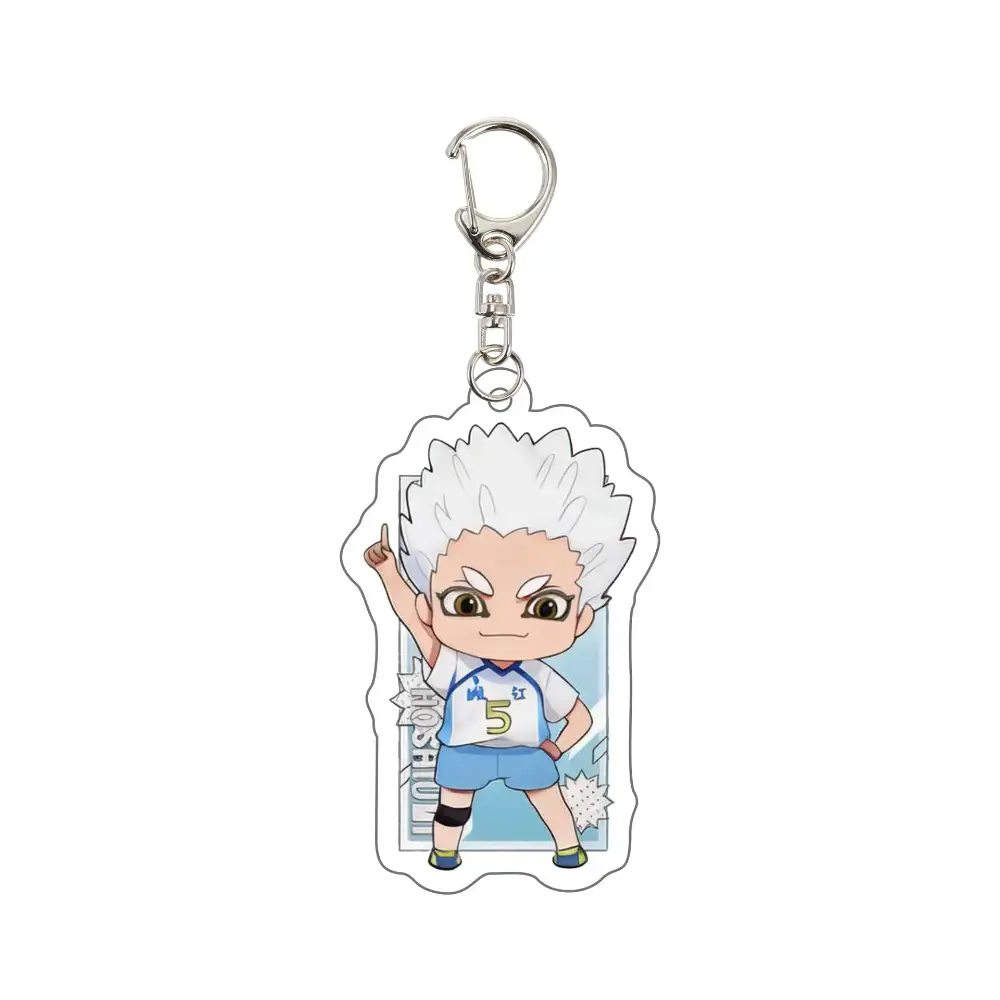 Haikyuu!!anime Hinata Shoyo Volleyball Player Stand Acrylic Keychain Sport Key Ring Character Custom Charm Phone Personalized, Keychain, Mô Hình Đứng Standee Anime, In 2 Mặt, Cao 6cm, Trang Trí Decor Bàn Học, Balo 4 Haikyuu!!anime Hinata Shoyo Volleyball Player Stand Acrylic Keychain Sport Key Ring Character Custom Charm Phone Personalized, Keychain, Mô Hình Đứng Standee Anime, In 2 Mặt, Cao 6cm, Trang Trí Decor Bàn Học, Balo - Ảnh 4