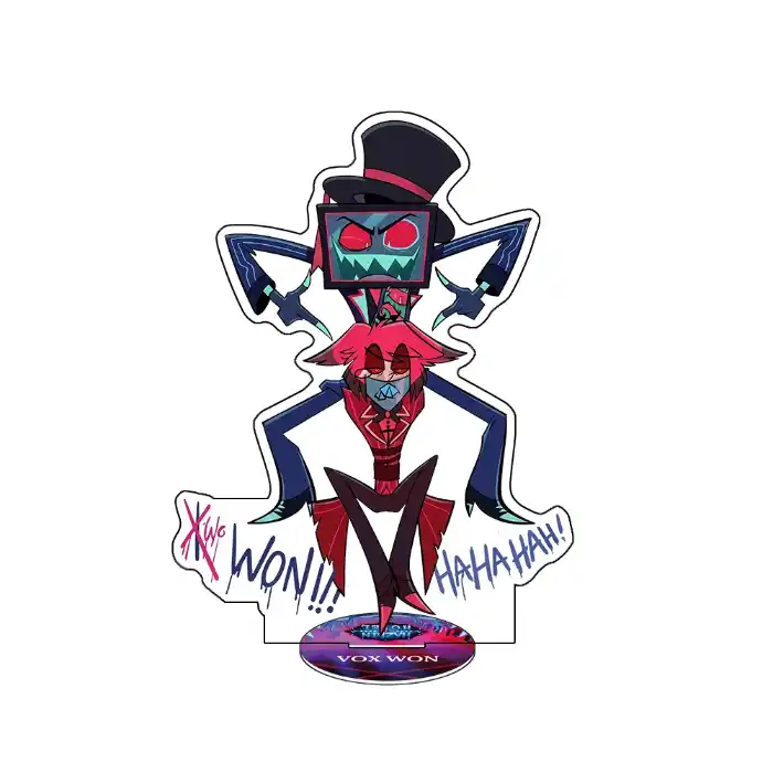 Hazbin Hotel 2026 New Style Lucifer Alastor Vox Vincent Market Ver 1 Cute Anime Acrylic Custom Charm Phone Personalized, Keychain, Mô Hình Đứng Standee Anime, In 2 Mặt, Cao 6cm, Trang Trí Decor Bàn Học, Balo 6 Hazbin Hotel 2026 New Style Lucifer Alastor Vox Vincent Market Ver 1 Cute Anime Acrylic Custom Charm Phone Personalized, Keychain, Mô Hình Đứng Standee Anime, In 2 Mặt, Cao 6cm, Trang Trí Decor Bàn Học, Balo - Ảnh 6