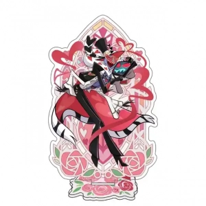 Hazbin Hotel Acrylic Figure Display Cartoon Stand Model Plate Series Ornaments Wholesale Custom Charm Phone Personalized, Keychain, Mô Hình Đứng Standee Anime, In 2 Mặt, Cao 6cm, Trang Trí Decor Bàn Học, Balo