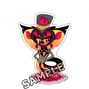 Hazbin Hotel Dark Cute Character Compendium Acrylic Stand - Gothic Chibi Collectible Custom Charm Phone Personalized, Keychain, Mô Hình Đứng Standee Anime, In 2 Mặt, Cao 6cm, Trang Trí Decor Bàn Học, Balo