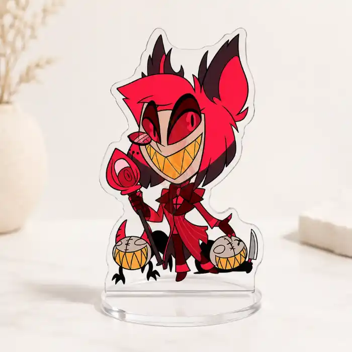 Hazbin Hotel Q Version Acrylic Stand Model Plate Anime Character Desktop Ornament Collectible Custom Charm Phone Personalized, Keychain, Mô Hình Đứng Standee Anime, In 2 Mặt, Cao 6cm, Trang Trí Decor Bàn Học, Balo 2 Hazbin Hotel Q Version Acrylic Stand Model Plate Anime Character Desktop Ornament Collectible Custom Charm Phone Personalized, Keychain, Mô Hình Đứng Standee Anime, In 2 Mặt, Cao 6cm, Trang Trí Decor Bàn Học, Balo - Ảnh 2
