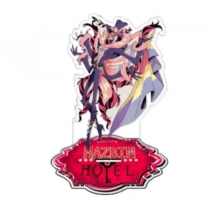 Hazbin Hotel Standing Sign Alastor Vaggie Angel Verosika Husk Charlie Anime Game Collection Custom Charm Phone Personalized, Keychain, Mô Hình Đứng Standee Anime,  In 2 Mặt, Cao 6cm, Trang Trí Decor Bàn Học, Balo