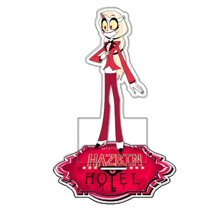 Hazbin Hotel Standing Sign Alastor Vaggie Angel Verosika Husk Charlie Anime Game Collection Custom Charm Phone Personalized, Keychain, Mô Hình Đứng Standee Anime, In 2 Mặt, Cao 6cm, Trang Trí Decor Bàn Học, Balo 4 Hazbin Hotel Standing Sign Alastor Vaggie Angel Verosika Husk Charlie Anime Game Collection Custom Charm Phone Personalized, Keychain, Mô Hình Đứng Standee Anime, In 2 Mặt, Cao 6cm, Trang Trí Decor Bàn Học, Balo - Ảnh 4