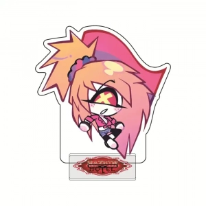 Hazbin Hotel Vox Cherri Alastor Angel Du Cute Anime Acrylic Stand Keychain Cosplay Custom Charm Phone Personalized, Keychain, Mô Hình Đứng Standee Anime, In 2 Mặt, Cao 6cm, Trang Trí Decor Bàn Học, Balo
