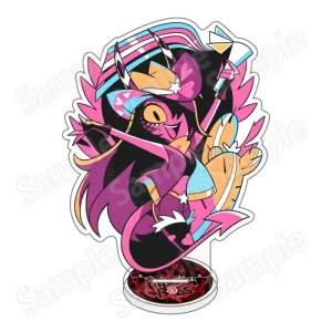 Helluva Boss Anime Acrylic Stand & Keychain Cool Shape Figure Desktop Decoration Collectible Custom Charm Phone Personalized, Keychain, Mô Hình Đứng Standee Anime, In 2 Mặt, Cao 6cm, Trang Trí Decor Bàn Học, Balo
