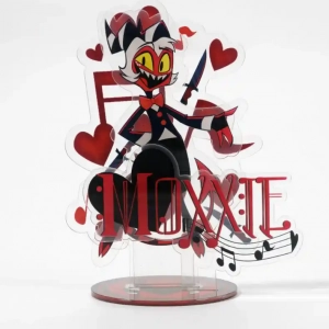 Helluva Boss Character Acrylic Standee Blitzo Stolas Loona Moxie Fizzarolli Anime Figure Desk Custom Charm Phone Personalized, Keychain, Mô Hình Đứng Standee Anime, In 2 Mặt, Cao 6cm, Trang Trí Decor Bàn Học, Balo