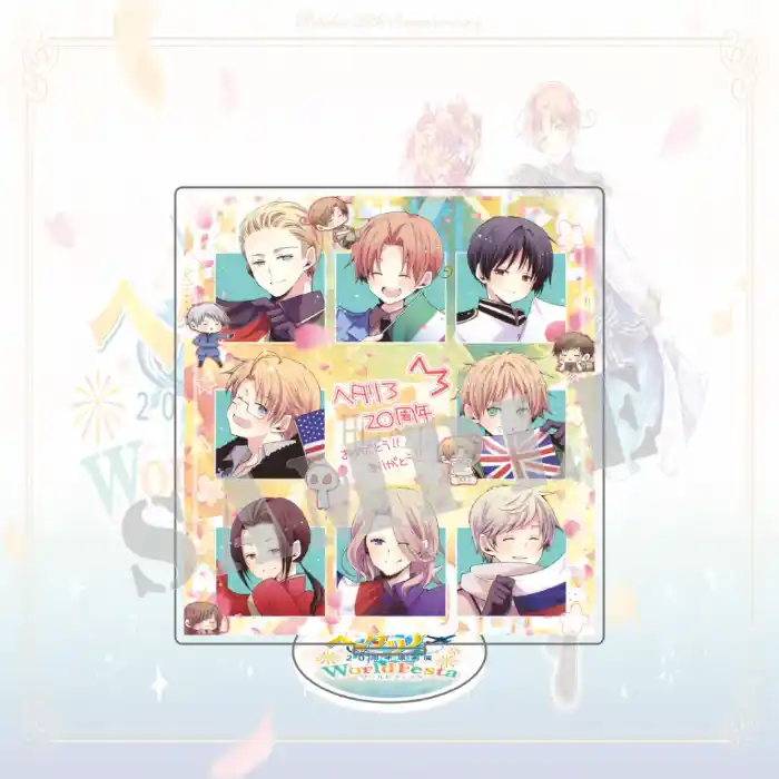 Hetalia 20th Anniversary Acrylic Stand, Group Figure Standee, Full Cast Artist Celebration Custom Charm Phone Personalized, Keychain, Mô Hình Đứng Standee Anime, In 2 Mặt, Cao 6cm, Trang Trí Decor Bàn Học, Balo 10 Hetalia 20th Anniversary Acrylic Stand, Group Figure Standee, Full Cast Artist Celebration Custom Charm Phone Personalized, Keychain, Mô Hình Đứng Standee Anime, In 2 Mặt, Cao 6cm, Trang Trí Decor Bàn Học, Balo - Ảnh 10
