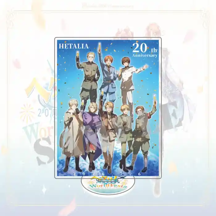 Hetalia 20th Anniversary Acrylic Stand, Group Figure Standee, Full Cast Artist Celebration Custom Charm Phone Personalized, Keychain, Mô Hình Đứng Standee Anime, In 2 Mặt, Cao 6cm, Trang Trí Decor Bàn Học, Balo 3 Hetalia 20th Anniversary Acrylic Stand, Group Figure Standee, Full Cast Artist Celebration Custom Charm Phone Personalized, Keychain, Mô Hình Đứng Standee Anime, In 2 Mặt, Cao 6cm, Trang Trí Decor Bàn Học, Balo - Ảnh 3