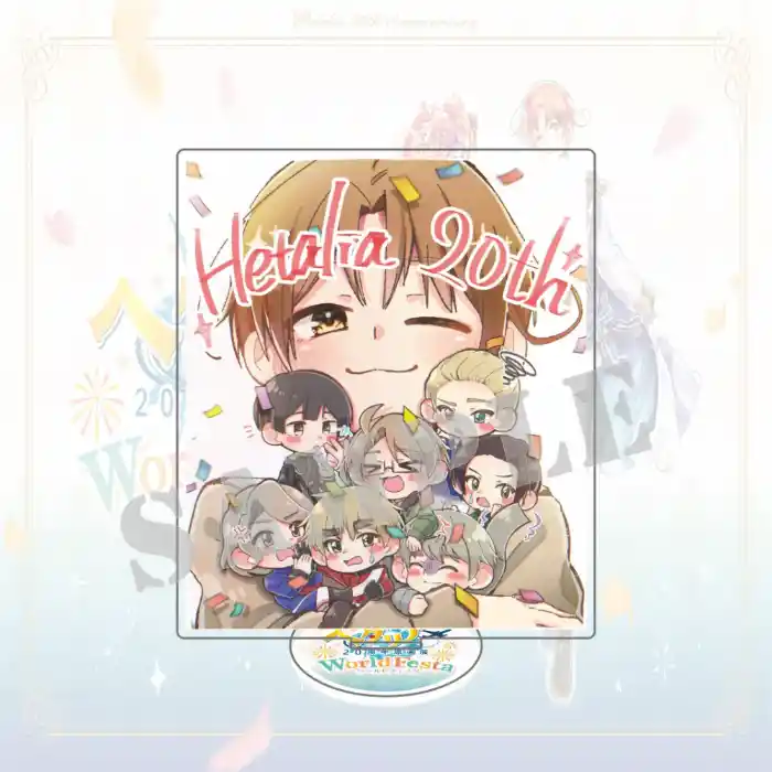 Hetalia 20th Anniversary Acrylic Stand, Group Figure Standee, Full Cast Artist Celebration Custom Charm Phone Personalized, Keychain, Mô Hình Đứng Standee Anime, In 2 Mặt, Cao 6cm, Trang Trí Decor Bàn Học, Balo 5 Hetalia 20th Anniversary Acrylic Stand, Group Figure Standee, Full Cast Artist Celebration Custom Charm Phone Personalized, Keychain, Mô Hình Đứng Standee Anime, In 2 Mặt, Cao 6cm, Trang Trí Decor Bàn Học, Balo - Ảnh 5