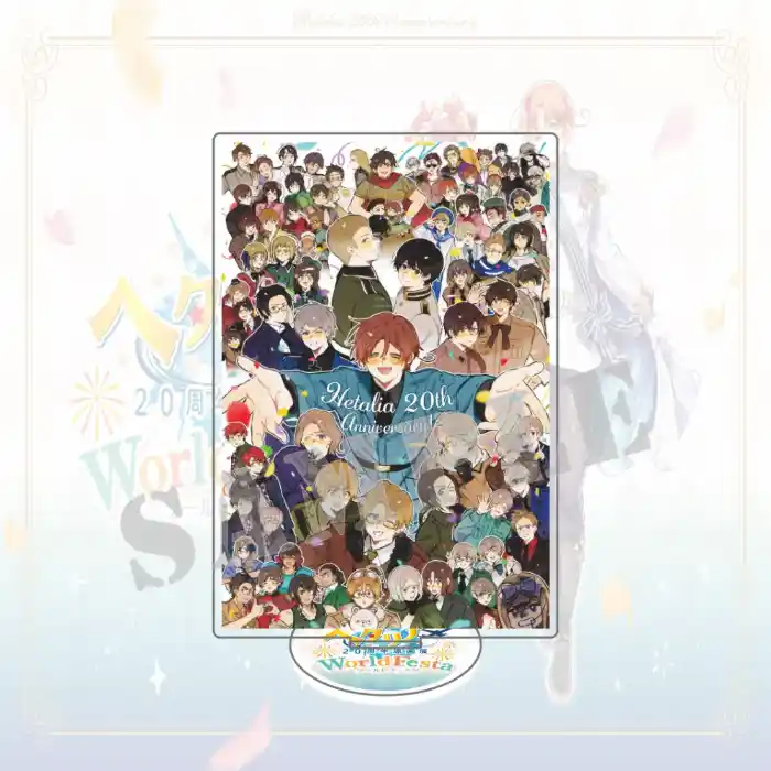Hetalia 20th Anniversary Acrylic Stand, Group Figure Standee, Full Cast Artist Celebration Custom Charm Phone Personalized, Keychain, Mô Hình Đứng Standee Anime, In 2 Mặt, Cao 6cm, Trang Trí Decor Bàn Học, Balo 6 Hetalia 20th Anniversary Acrylic Stand, Group Figure Standee, Full Cast Artist Celebration Custom Charm Phone Personalized, Keychain, Mô Hình Đứng Standee Anime, In 2 Mặt, Cao 6cm, Trang Trí Decor Bàn Học, Balo - Ảnh 6