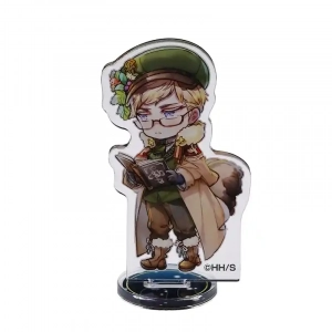 Hetalia Anime Chibi Deer Horn Character Acrylic Stand Figure Keychain Desktop Ornament Custom Charm Phone Personalized, Keychain, Mô Hình Đứng Standee Anime,  In 2 Mặt, Cao 6cm, Trang Trí Decor Bàn Học, Balo