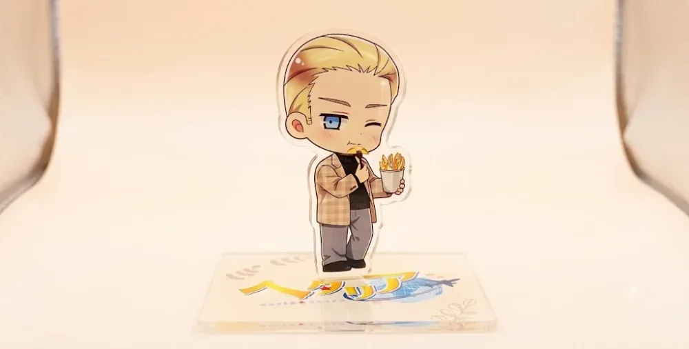Hetalia World★stars Russia Food Tour Gourmet Mini Acrylic Character Stand Key Chain Home Desk Custom Charm Phone Personalized, Keychain, Mô Hình Đứng Standee Anime, In 2 Mặt, Cao 6cm, Trang Trí Decor Bàn Học, Balo 6 Hetalia World★stars Russia Food Tour Gourmet Mini Acrylic Character Stand Key Chain Home Desk Custom Charm Phone Personalized, Keychain, Mô Hình Đứng Standee Anime, In 2 Mặt, Cao 6cm, Trang Trí Decor Bàn Học, Balo - Ảnh 6