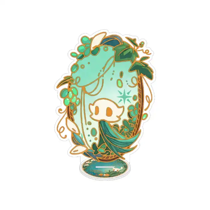 Hollow Knight 1 Acrylic Keyring Stand - Vintage Flower Design The Knight Hornet White Lady Custom Charm Phone Personalized, Keychain, Mô Hình Đứng Standee Anime, In 2 Mặt, Cao 6cm, Trang Trí Decor Bàn Học, Balo 10 Hollow Knight 1 Acrylic Keyring Stand - Vintage Flower Design The Knight Hornet White Lady Custom Charm Phone Personalized, Keychain, Mô Hình Đứng Standee Anime, In 2 Mặt, Cao 6cm, Trang Trí Decor Bàn Học, Balo - Ảnh 10