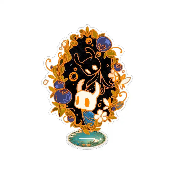 Hollow Knight 1 Acrylic Keyring Stand - Vintage Flower Design The Knight Hornet White Lady Custom Charm Phone Personalized, Keychain, Mô Hình Đứng Standee Anime, In 2 Mặt, Cao 6cm, Trang Trí Decor Bàn Học, Balo 2 Hollow Knight 1 Acrylic Keyring Stand - Vintage Flower Design The Knight Hornet White Lady Custom Charm Phone Personalized, Keychain, Mô Hình Đứng Standee Anime, In 2 Mặt, Cao 6cm, Trang Trí Decor Bàn Học, Balo - Ảnh 2