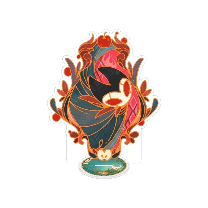 Hollow Knight 1 Acrylic Keyring Stand - Vintage Flower Design The Knight Hornet White Lady Custom Charm Phone Personalized, Keychain, Mô Hình Đứng Standee Anime, In 2 Mặt, Cao 6cm, Trang Trí Decor Bàn Học, Balo 4 Hollow Knight 1 Acrylic Keyring Stand - Vintage Flower Design The Knight Hornet White Lady Custom Charm Phone Personalized, Keychain, Mô Hình Đứng Standee Anime, In 2 Mặt, Cao 6cm, Trang Trí Decor Bàn Học, Balo - Ảnh 4