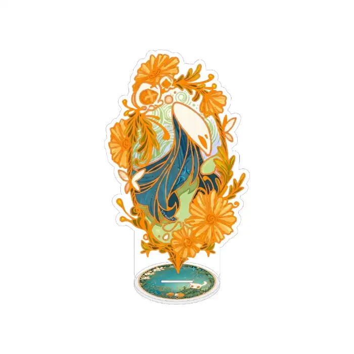 Hollow Knight 1 Acrylic Keyring Stand - Vintage Flower Design The Knight Hornet White Lady Custom Charm Phone Personalized, Keychain, Mô Hình Đứng Standee Anime, In 2 Mặt, Cao 6cm, Trang Trí Decor Bàn Học, Balo 6 Hollow Knight 1 Acrylic Keyring Stand - Vintage Flower Design The Knight Hornet White Lady Custom Charm Phone Personalized, Keychain, Mô Hình Đứng Standee Anime, In 2 Mặt, Cao 6cm, Trang Trí Decor Bàn Học, Balo - Ảnh 6