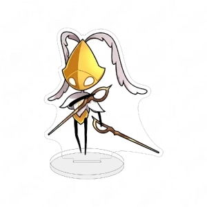 Hollow Knight Chibi Acrylic Stand Keychain The Knight Hornet Cute Game Figure Custom Charm Phone Personalized, Keychain, Mô Hình Đứng Standee Anime,  In 2 Mặt, Cao 6cm, Trang Trí Decor Bàn Học, Balo