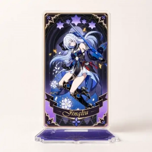 Honkai Star Rail Acrylic Stand Black Swan Sparkle Ruan Mei Tarot Card Style Figure Desk Decor Custom Charm Phone Personalized, Keychain, Mô Hình Đứng Standee Anime, In 2 Mặt, Cao 6cm, Trang Trí Decor Bàn Học, Balo