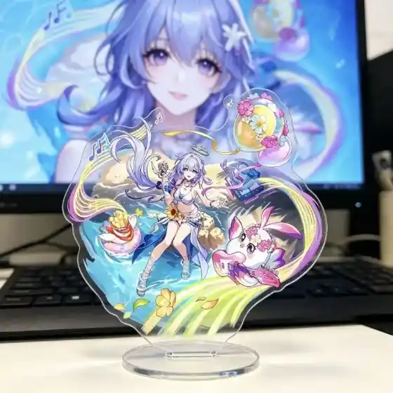 Honkai: Star Rail Acrylic Stand Figure Summer Waves Beach Swimsuit Aventurine Robin Model Custom Charm Phone Personalized, Keychain, Mô Hình Đứng Standee Anime, In 2 Mặt, Cao 6cm, Trang Trí Decor Bàn Học, Balo 2 Honkai: Star Rail Acrylic Stand Figure Summer Waves Beach Swimsuit Aventurine Robin Model Custom Charm Phone Personalized, Keychain, Mô Hình Đứng Standee Anime, In 2 Mặt, Cao 6cm, Trang Trí Decor Bàn Học, Balo - Ảnh 2