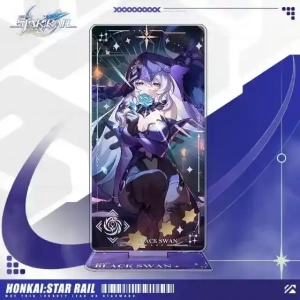 Honkai:star Rail 1 Light Cone Acrylic Figure Stand Model Plate Diy Desk Decor Standing Custom Charm Phone Personalized, Keychain, Mô Hình Đứng Standee Anime, In 2 Mặt, Cao 6cm, Trang Trí Decor Bàn Học, Balo