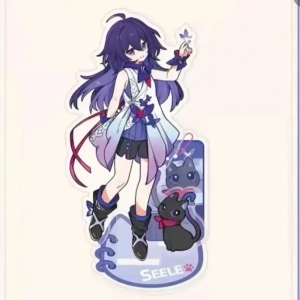 Honkai:star Rail Blade Kafka Children And Cats Acrylic Figure Stand Model Plate Diy Desk Custom Charm Phone Personalized, Keychain, Mô Hình Đứng Standee Anime, In 2 Mặt, Cao 6cm, Trang Trí Decor Bàn Học, Balo