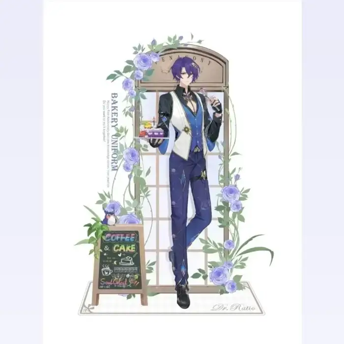 Honkai:star Rail Coffee Shop Attendant Acrylic Figure Stand Model Plate Decor Standing Sign Custom Charm Phone Personalized, Keychain, Mô Hình Đứng Standee Anime, In 2 Mặt, Cao 6cm, Trang Trí Decor Bàn Học, Balo 2 Honkai:star Rail Coffee Shop Attendant Acrylic Figure Stand Model Plate Decor Standing Sign Custom Charm Phone Personalized, Keychain, Mô Hình Đứng Standee Anime, In 2 Mặt, Cao 6cm, Trang Trí Decor Bàn Học, Balo - Ảnh 2