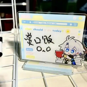 Honkai:star Rail Phainon Writing Message Board Anime Acrylic Stand Cute Desk Decor Kawaii Custom Charm Phone Personalized, Keychain, Mô Hình Đứng Standee Anime,  In 2 Mặt, Cao 6cm, Trang Trí Decor Bàn Học, Balo