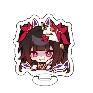Honkai:star Rail Sparkle Aventurine Expression Interlayer Acrylic Figure Stand Model Custom Charm Phone Personalized, Keychain, Mô Hình Đứng Standee Anime, In 2 Mặt, Cao 6cm, Trang Trí Decor Bàn Học, Balo