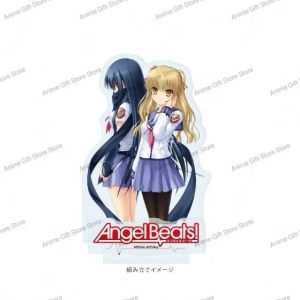 Hot Anime Angel Beats! Acrylic Stand Model Plate Decoration Desk Figure Display Friends Girls Custom Charm Phone Personalized, Keychain, Mô Hình Đứng Standee Anime, In 2 Mặt, Cao 6cm, Trang Trí Decor Bàn Học, Balo