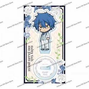 Hot Anime Fairy Tail Acrylic Stand White Suit Style Desktop Ornament Cosplay Toy For Gift Custom Charm Phone Personalized, Keychain, Mô Hình Đứng Standee Anime, In 2 Mặt, Cao 6cm, Trang Trí Decor Bàn Học, Balo