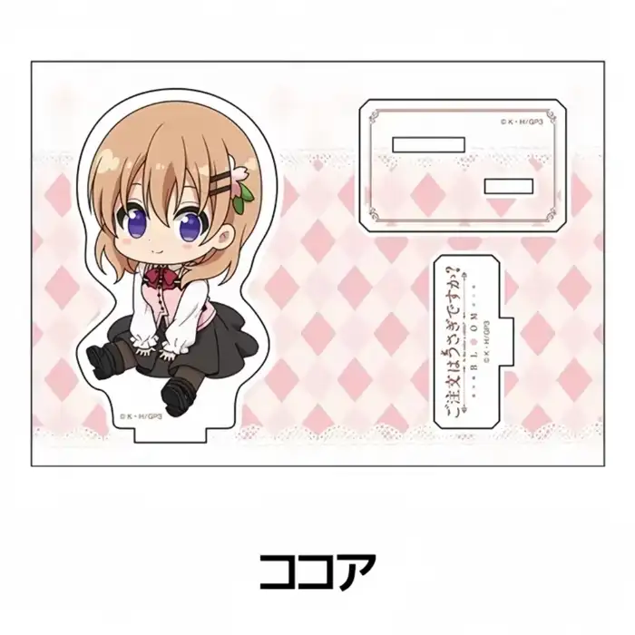 Hot Anime Is The Order A Rabbit? Acrylic Stand Model Keychain Charm Characters Ornament Custom Charm Phone Personalized, Keychain, Mô Hình Đứng Standee Anime, In 2 Mặt, Cao 6cm, Trang Trí Decor Bàn Học, Balo 2 Hot Anime Is The Order A Rabbit? Acrylic Stand Model Keychain Charm Characters Ornament Custom Charm Phone Personalized, Keychain, Mô Hình Đứng Standee Anime, In 2 Mặt, Cao 6cm, Trang Trí Decor Bàn Học, Balo - Ảnh 2