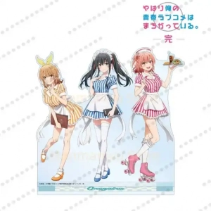 Hot Anime My Teen Romantic Comedy Snafu Climax Acrylic Stand Doll Game Figure Model Cosplay Custom Charm Phone Personalized, Keychain, Mô Hình Đứng Standee Anime, In 2 Mặt, Cao 6cm, Trang Trí Decor Bàn Học, Balo
