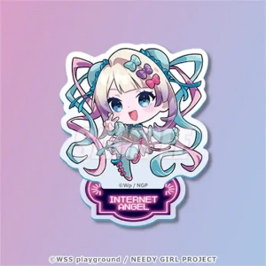Hot Anime Needy Girl Overdose Acrylic Keychain Stand Model Cosplay Characters Ornament Custom Charm Phone Personalized, Keychain, Mô Hình Đứng Standee Anime, In 2 Mặt, Cao 6cm, Trang Trí Decor Bàn Học, Balo