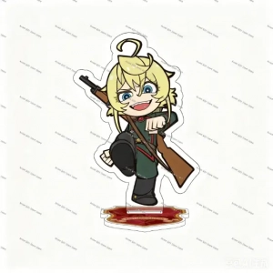 Hot Anime Saga Of Tanya The Evil Figure Peripheral Collection Acrylic Stand Model Custom Charm Phone Personalized, Keychain, Mô Hình Đứng Standee Anime,  In 2 Mặt, Cao 6cm, Trang Trí Decor Bàn Học, Balo