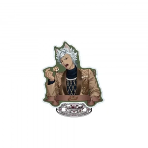 Hot Anime Twisted Wonderland Riddle Rosehearts Leona Kingscholar Acrylic Stand Keychain Custom Charm Phone Personalized, Keychain, Mô Hình Đứng Standee Anime,  In 2 Mặt, Cao 6cm, Trang Trí Decor Bàn Học, Balo