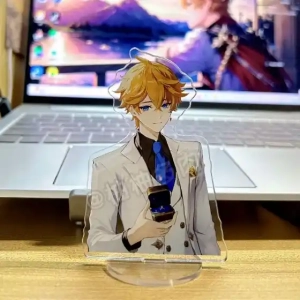 Hot Genshin Impact Tartaglia Childe Propose Double-sidedinter Acrylic Figure Stand Model Custom Charm Phone Personalized, Keychain, Mô Hình Đứng Standee Anime, In 2 Mặt, Cao 6cm, Trang Trí Decor Bàn Học, Balo