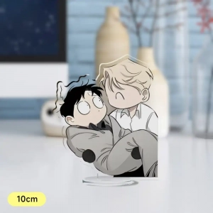 Hot Korean Cartoon Bl Manga Anime Roses And Champagne Acrylic Stand Figure Standing Desktop Custom Charm Phone Personalized, Keychain, Mô Hình Đứng Standee Anime, In 2 Mặt, Cao 6cm, Trang Trí Decor Bàn Học, Balo