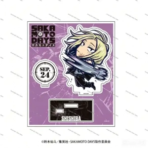 Hot Sell Funny Anime Sakamoto Days Acrylic Stand Modle Desktop Decoration Game Custom Charm Phone Personalized, Keychain, Mô Hình Đứng Standee Anime,  In 2 Mặt, Cao 6cm, Trang Trí Decor Bàn Học, Balo