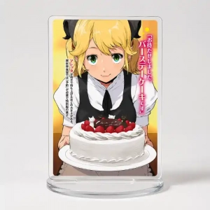 Isekai Shokudou Anime Character Acrylic Stand Model Plate Figure Desktop Ornament Collectible Custom Charm Phone Personalized, Keychain, Mô Hình Đứng Standee Anime,  In 2 Mặt, Cao 6cm, Trang Trí Decor Bàn Học, Balo