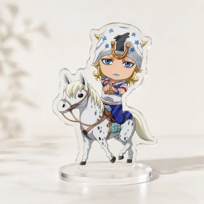 Jojo Steel Ball Run Q Version Acrylic Stand Model Plate Anime Character Desktop Collectible Custom Charm Phone Personalized, Keychain, Mô Hình Đứng Standee Anime, In 2 Mặt, Cao 6cm, Trang Trí Decor Bàn Học, Balo 1 Jojo Steel Ball Run Q Version Acrylic Stand Model Plate Anime Character Desktop Collectible Custom Charm Phone Personalized, Keychain, Mô Hình Đứng Standee Anime, In 2 Mặt, Cao 6cm, Trang Trí Decor Bàn Học, Balo