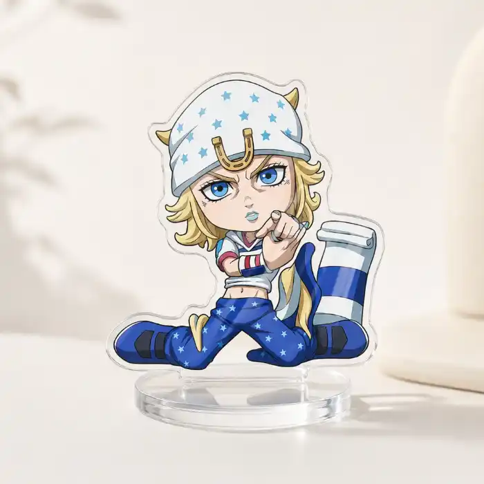 Jojo Steel Ball Run Q Version Acrylic Stand Model Plate Anime Character Desktop Collectible Custom Charm Phone Personalized, Keychain, Mô Hình Đứng Standee Anime, In 2 Mặt, Cao 6cm, Trang Trí Decor Bàn Học, Balo 4 Jojo Steel Ball Run Q Version Acrylic Stand Model Plate Anime Character Desktop Collectible Custom Charm Phone Personalized, Keychain, Mô Hình Đứng Standee Anime, In 2 Mặt, Cao 6cm, Trang Trí Decor Bàn Học, Balo - Ảnh 4