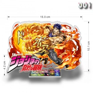 Jojo Stone Ocean Character Acrylic Standee Jolyne Ermes Foo Fighters Pucci Weather Anasui Custom Charm Phone Personalized, Keychain, Mô Hình Đứng Standee Anime, In 2 Mặt, Cao 6cm, Trang Trí Decor Bàn Học, Balo